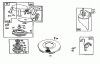 Toro 70140 (12-32) - 12-32 Rear Engine Rider, 1993 (3900001-3999999) Ersatzteile REWIND-BRIGGS & STRATTON NO. 286707-0119-01