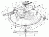 Toro 70044 (8-25) - 8-25 Rear Engine Rider, 2000 (000000001-000999999) Ersatzteile CUTTING UNIT ASSEMBLY