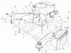 Toro 70044 (8-25) - 8-25 Rear Engine Rider, 2000 (000000001-000999999) Ersatzteile ENGINE ASSEMBLY