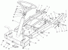 Toro 70044 (8-25) - 8-25 Rear Engine Rider, 2000 (000000001-000999999) Ersatzteile FRAME ASSEMBLY
