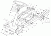 Toro 70044 (8-25) - 8-25 Rear Engine Rider, 2002 (220000001-220999999) Ersatzteile FRAME ASSEMBLY