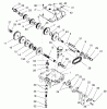 Toro 70044 (8-25) - 8-25 Rear Engine Rider, 2002 (220000001-220999999) Ersatzteile TRANSMISSION PEERLESS MODEL 700-025