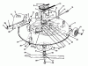 Toro 70060 (8-25) - 8-25 Rear Engine Rider, 1993 (39000001-39999999) Ersatzteile CUTTING UNIT ASSEMBLY