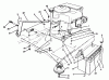 Toro 70060 (8-25) - 8-25 Rear Engine Rider, 1993 (39000001-39999999) Ersatzteile ENGINE ASSEMBLY