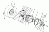 Toro 70060 (8-25) - 8-25 Rear Engine Rider, 1993 (39000001-39999999) Ersatzteile REAR AXLE ASSEMBLY