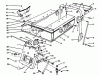Toro 70060 (8-25) - 8-25 Rear Engine Rider, 1993 (39000001-39999999) Ersatzteile REAR BODY ASSEMBLY