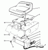 Toro 70060 (8-25) - 8-25 Rear Engine Rider, 1993 (39000001-39999999) Ersatzteile SEAT & GAS TANK ASSEMBLY