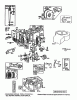 Toro 70060 (8-25) - 8-25 Rear Engine Rider, 1994 (49000001-49999999) Ersatzteile BRIGGS & STRATTON MODEL NO. 195707-0121-01 #1