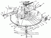 Toro 70060 (8-25) - 8-25 Rear Engine Rider, 1994 (49000001-49999999) Ersatzteile CUTTING UNIT ASSEMBLY