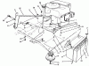 Toro 70060 (8-25) - 8-25 Rear Engine Rider, 1994 (49000001-49999999) Ersatzteile ENGINE ASSEMBLY