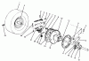 Toro 70060 (8-25) - 8-25 Rear Engine Rider, 1994 (49000001-49999999) Ersatzteile REAR AXLE ASSEMBLY