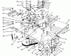 Toro 70060 (8-25) - 8-25 Rear Engine Rider, 1994 (49000001-49999999) Ersatzteile TRANSMISSION & LINKAGE ASSEMBLY