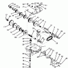 Toro 70060 (8-25) - 8-25 Rear Engine Rider, 1994 (49000001-49999999) Ersatzteile TRANSMISSION PEERLESS MODEL 700-025