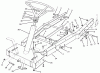 Toro 70060 (8-25) - 8-25 Rear Engine Rider, 1995 (59000001-59999999) Ersatzteile FRAME ASSEMBLY