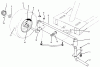 Toro 70060 (8-25) - 8-25 Rear Engine Rider, 1995 (59000001-59999999) Ersatzteile FRONT AXLE ASSEMBLY