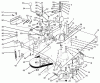 Toro 70060 (8-25) - 8-25 Rear Engine Rider, 1995 (59000001-59999999) Ersatzteile TRANSMISSION & LINKAGE ASSEMBLY
