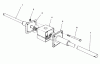 Toro 70060 (8-25) - 8-25 Rear Engine Rider, 1996 (6900001-6999999) Ersatzteile DIFFERENTIAL ASSEMBLY