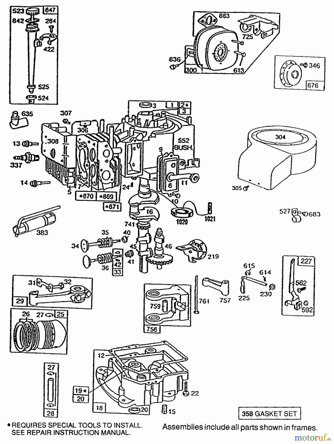 Toro Neu Mowers, Rear-Engine Rider 70060 (8-25) - Toro 8-25 Rear Engine Rider, 1997 (79000001-79999999) BRIGGS & STRATTON MODEL NO. 195707-0121-01 #1