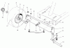 Toro 70060 (8-25) - 8-25 Rear Engine Rider, 1997 (79000001-79999999) Ersatzteile FRONT AXLE ASSEMBLY