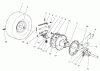 Toro 70060 (8-25) - 8-25 Rear Engine Rider, 1997 (79000001-79999999) Ersatzteile REAR AXLE ASSEMBLY