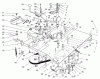Toro 70060 (8-25) - 8-25 Rear Engine Rider, 1997 (79000001-79999999) Ersatzteile TRANSMISSION & LINKAGE ASSEMBLY