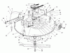 Toro 70060 (8-25) - 8-25 Rear Engine Rider, 1998 (89000001-89999999) Ersatzteile CUTTING UNIT ASSEMBLY