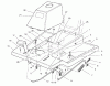 Toro 70060 (8-25) - 8-25 Rear Engine Rider, 1998 (89000001-89999999) Ersatzteile FRONT BODY ASSEMBLY