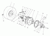 Toro 70060 (8-25) - 8-25 Rear Engine Rider, 1998 (89000001-89999999) Ersatzteile REAR AXLE ASSEMBLY