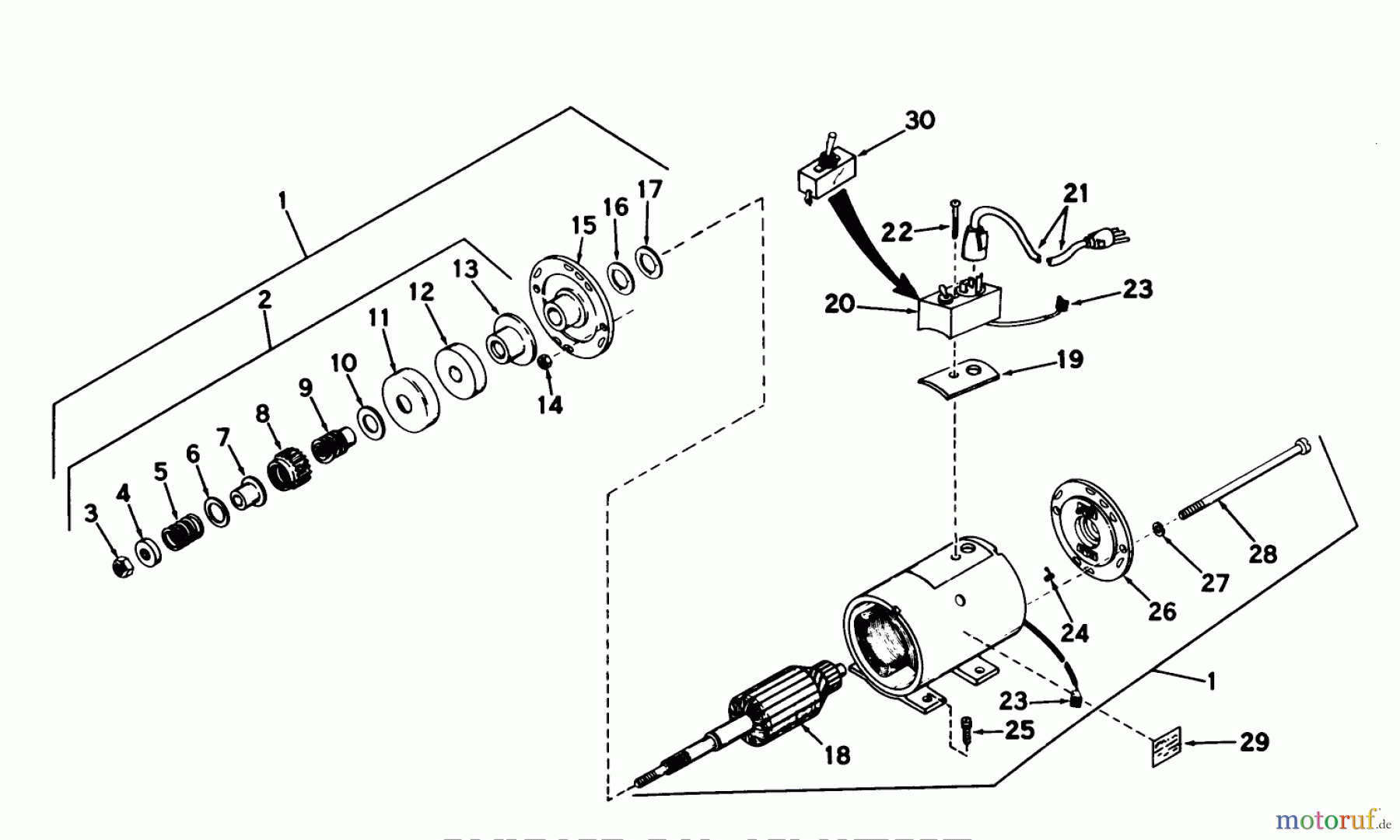 Toro Neu Accessories, Snow 11-5700 - Toro Electric Start Kit, 5 hp Snow STARTER KIT TECUMSEH MODEL NUMBER 32386 DOMESTIC