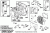 Toro 70080 (10-32) - 10-32 Recycler Rider, 1994 (4900001-4999999) Ersatzteile ENGINE BRIGGS & STRATTON MODEL 28B707-0126-01 #1