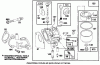 Toro 70080 (10-32) - 10-32 Recycler Rider, 1994 (4900001-4999999) Ersatzteile ENGINE BRIGGS & STRATTON MODEL 28B707-0126-01 #3