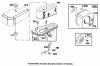Toro 70080 (10-32) - 10-32 Recycler Rider, 1994 (4900001-4999999) Ersatzteile ENGINE BRIGGS & STRATTON MODEL 28B707-0126-01 #4