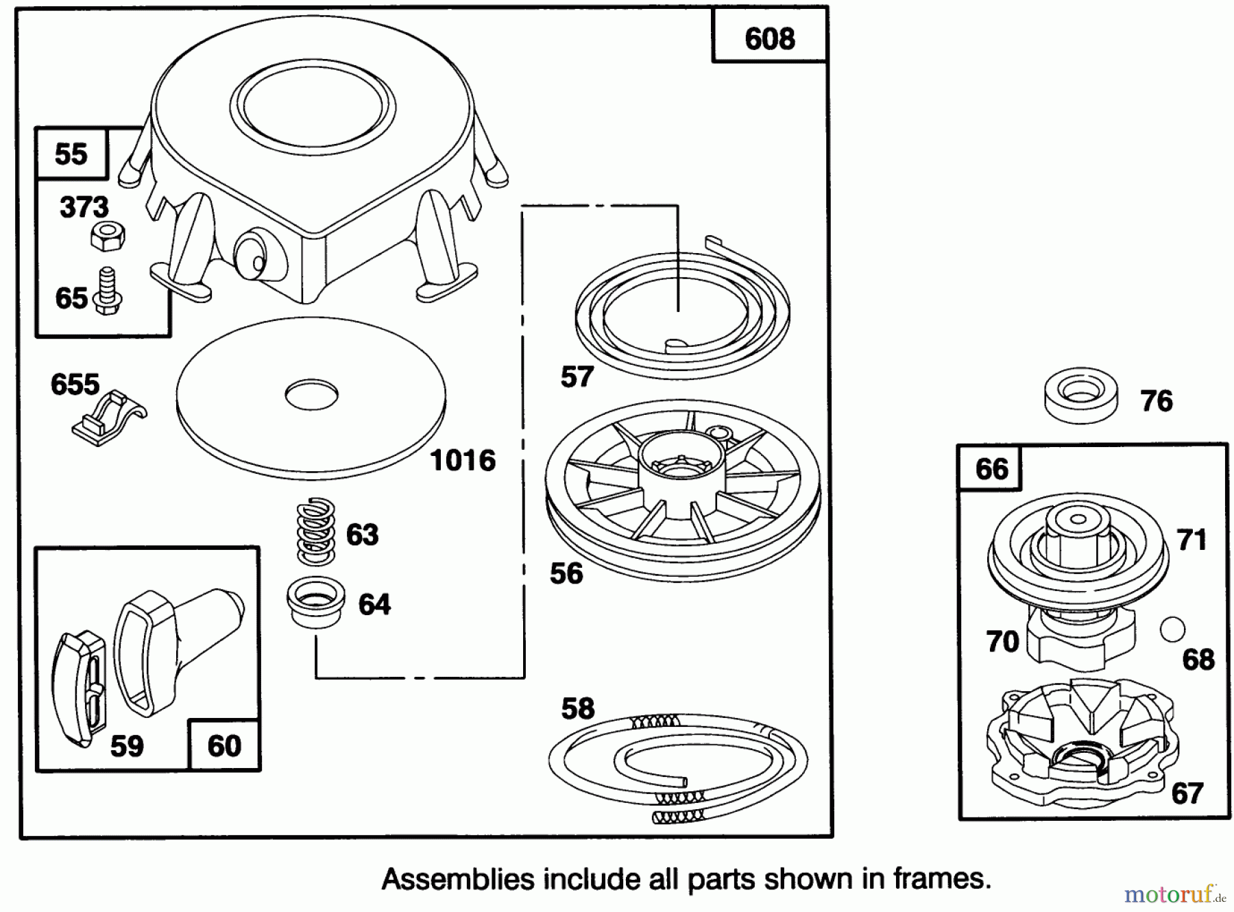 Toro Neu Mowers, Rear-Engine Rider 70080 (10-32) - Toro 10-32 Recycler Rider, 1994 (4900001-4999999) ENGINE BRIGGS & STRATTON MODEL 28B707-0126-01 #7