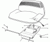 Toro 70080 (10-32) - 10-32 Recycler Rider, 1994 (4900001-4999999) Ersatzteile SEAT ASSEMBLY
