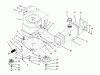 Toro 70120 (12-32) - 12-32 Recycler Rider, 1995 (5900001-5999999) Ersatzteile ENGINE ASSEMBLY