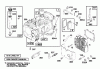 Toro 70120 (12-32) - 12-32 Recycler Rider, 1995 (5900001-5999999) Ersatzteile ENGINE BRIGGS & STRATTON MODEL 28B707-0126-01 #1