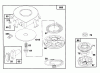 Toro 70120 (12-32) - 12-32 Recycler Rider, 1995 (5900001-5999999) Ersatzteile ENGINE BRIGGS & STRATTON MODEL 28B707-0126-01 #7