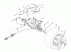 Toro 70120 (12-32) - 12-32 Recycler Rider, 1995 (5900001-5999999) Ersatzteile REAR AXLE ASSEMBLY
