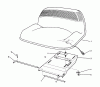 Toro 70120 (12-32) - 12-32 Recycler Rider, 1995 (5900001-5999999) Ersatzteile SEAT ASSEMBLY