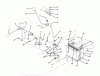 Toro 70120 (12-32) - 12-32 Recycler Rider, 1995 (5900001-5999999) Ersatzteile TRANSMISSION LINKAGE ASSEMBLY