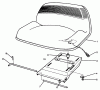 Toro 70080 (10-32) - 10-32 Recycler Rider, 1996 (6900001-6999999) Ersatzteile SEAT ASSEMBLY