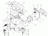 Toro 70081 (11-32) - 11-32 Rear Engine Rider, 1996 (6900001-6999999) Ersatzteile ENGINE ASSEMBLY