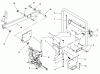 Toro 70081 (11-32) - 11-32 Rear Engine Rider, 1996 (6900001-6999999) Ersatzteile STAND BAR ASSEMBLY