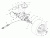 Toro 70082 (12-32) - 12-32 Rear Engine Rider, 1998 (8900001-8999999) Ersatzteile REAR AXLE ASSEMBLY