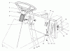Toro 70082 (12-32) - 12-32 Rear Engine Rider, 1998 (8900001-8999999) Ersatzteile STEERING WHEEL, SWITCHES & DECALS