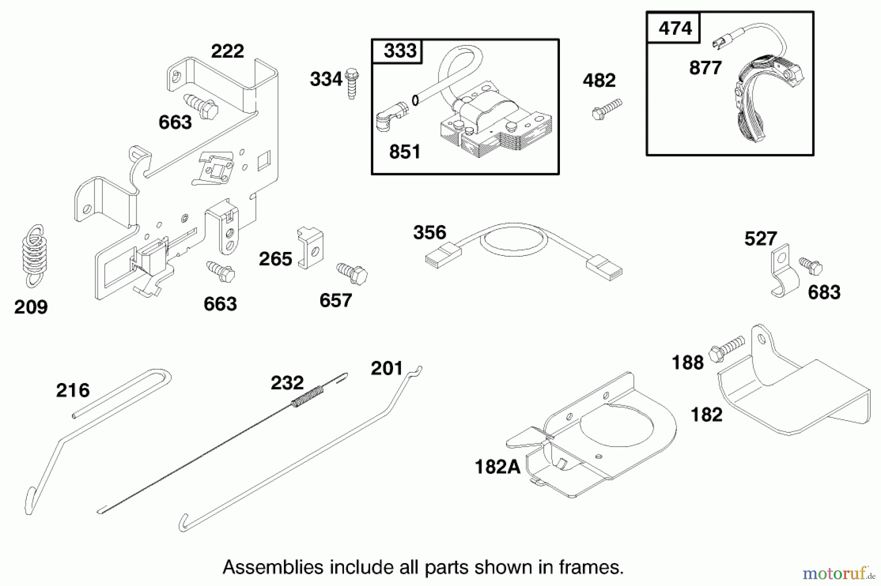Toro Neu Mowers, Rear-Engine Rider 70084 (12-32) - Toro 12-32 Rear Engine Rider, 1998 (8900001-8999999) ENGINE BRIGGS & STRATTON MODEL #3