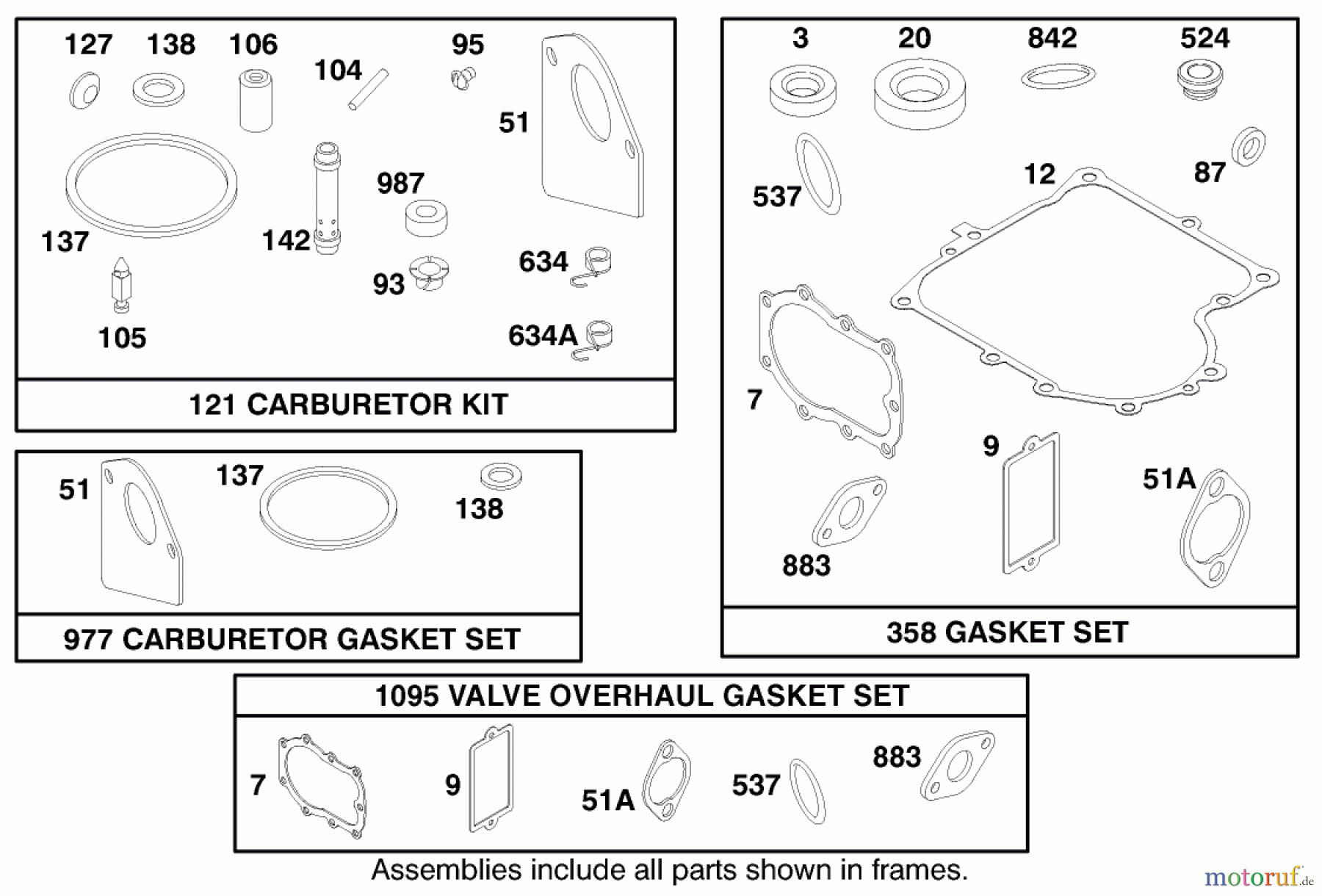 Toro Neu Mowers, Rear-Engine Rider 70084 (12-32) - Toro 12-32 Rear Engine Rider, 1998 (8900001-8999999) ENGINE BRIGGS & STRATTON MODEL #6