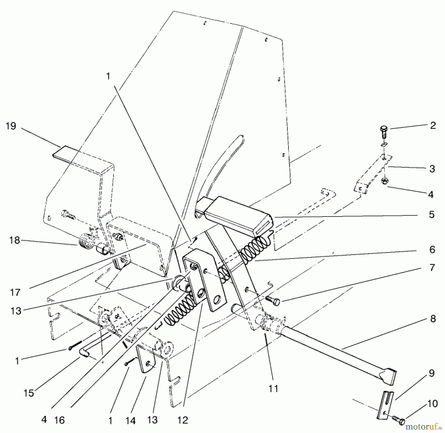 Toro Neu Mowers, Rear-Engine Rider 70089 (12-32) - Toro 12-32 Rear Engine Rider, 2000 (200000001-200999999) BRAKE & CLUTCH ASSEMBLY