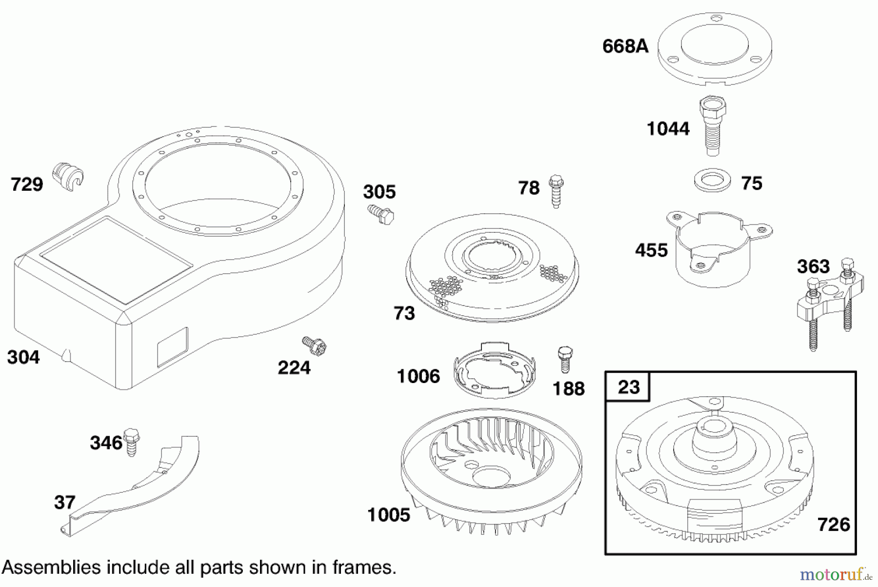 Toro Neu Mowers, Rear-Engine Rider 70089 (12-32) - Toro 12-32 Rear Engine Rider, 2000 (000000001-000999999) ENGINE BRIGGS & STRATTON MODEL 28M707-1182-E1 #7