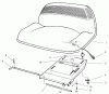 Toro 70089 (12-32) - 12-32 Rear Engine Rider, 2000 (200000001-200999999) Ersatzteile SEAT ASSEMBLY